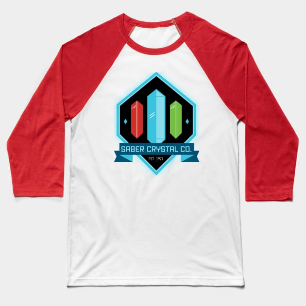 The Saber Crystal Company Baseball T-Shirt by calbers